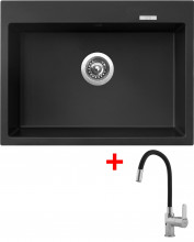 Sinks MAXIMO 680 Pureblack + Flexia 